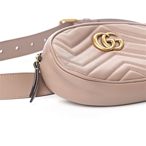 gucci calfskin matelasse gg marmont belt bag|gucci gg belt bag.